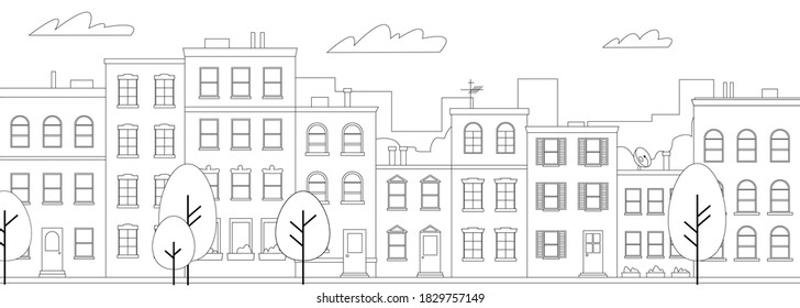 Black White Hand Drawing Home Library Stock Vector (Royalty Free ...