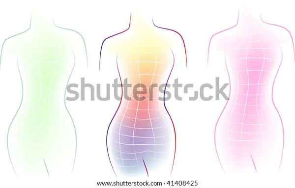 Contour Female Body Stock Vector Royalty Free 41408425 