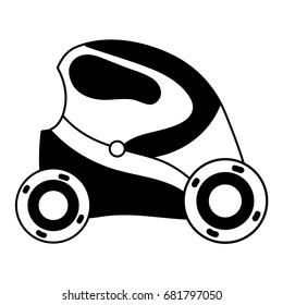 contour futuristic car with modern elements design