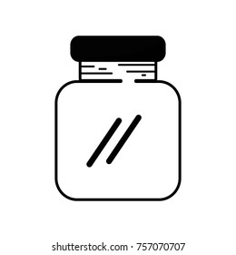 contour glass and crystal jar object to save