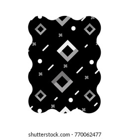 contour grayscale rectangle with graphic geometric style background
