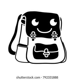 contour happy and cute bag object kawaii