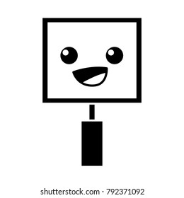 contour happy and cute cherring board kawaii