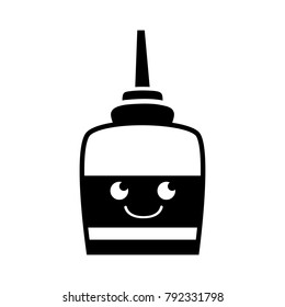 contour happy and tender glue object kawaii