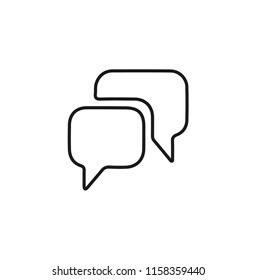 contour icon dialog cloud black