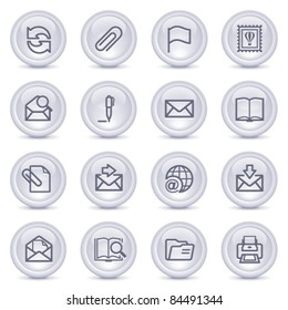 Contour icons on glossy buttons 2