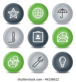 Contour icons, set 9