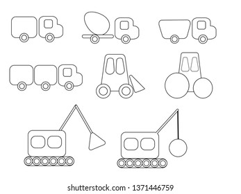 Contour images of equipment
