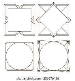 Contour label minimalist
