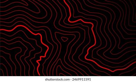 contorno líneas fondo. fondo ondulado abstracto. Mapa topográfico de fondo de contorno. Fondo de pantalla de contorno topográfico.