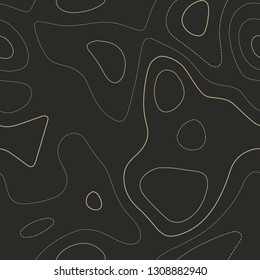Contour lines, seamless design, captivating tileable isolines pattern, vector illustration.