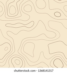 Contour lines, seamless design, overwhelming tileable isolines pattern, vector illustration.