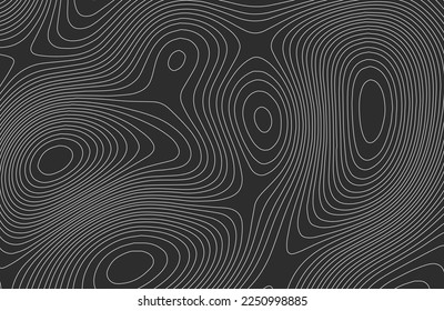 Contour map background. Vector geography scheme and terrain. Light topography grid map.