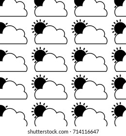 contour nice cloud with sun tropical weather background