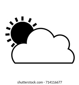contour nice cloud with sun tropical weather