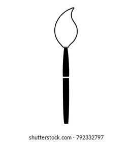 contour paint brush object school education
