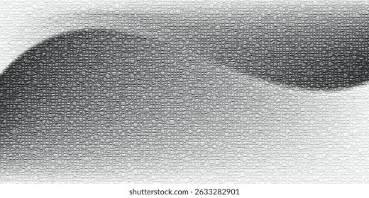 The contour pattern of the mosaic. The idea of a stained glass window, masonry walls or fences.