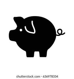 contour pig icon save money currency