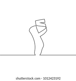 Contour Pointing Shoes, Continuous Lines