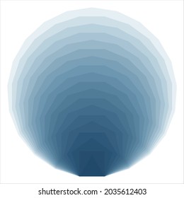 contour of polygons, side getting increase by 1