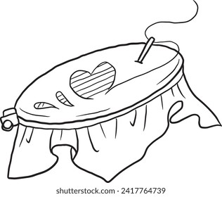 contour preparation sketch cartoon doodle