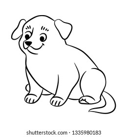contour puppy cute