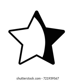 contour rating star symbol and element status