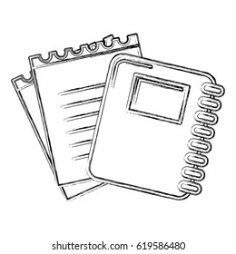 contour rings notebook tool with loose paper