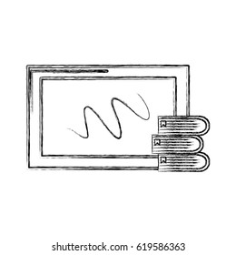contour school board with books tools study
