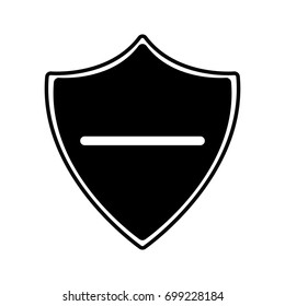 contour security shield to technology protection icon