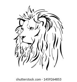 Lion Noir Et Blanc Illustrations Images Et Images Vectorielles De Stock Shutterstock