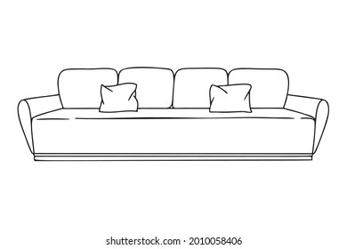 36,775 Sofa lines vector Images, Stock Photos & Vectors | Shutterstock