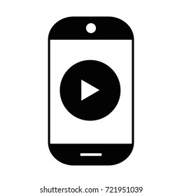 contour smartphone technology with music sound icon