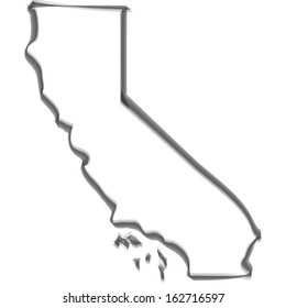 Contour with smoke effect - California