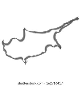Contour with smoke effect - Cyprus