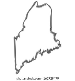 Contour with smoke effect - Maine