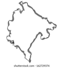 Contour with smoke effect - Montenegro