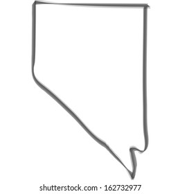 Contour with smoke effect - Nevada