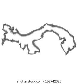 Contour with smoke effect - Panama