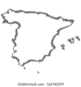 Contour with smoke effect - Spain