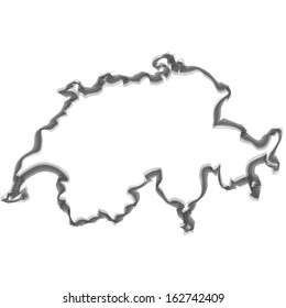 Contour with smoke effect - Switzerland
