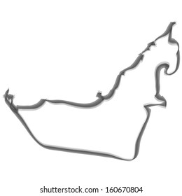 Contour with smoke effect - United Arab Emirates