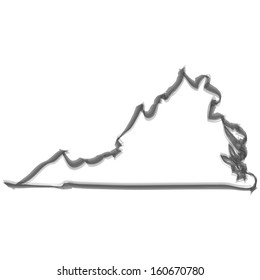 Contour with smoke effect - Virginia