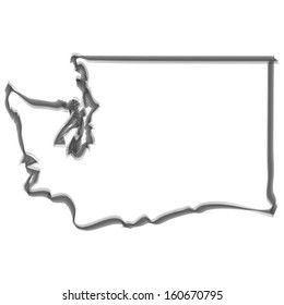 Contour with smoke effect - Washington