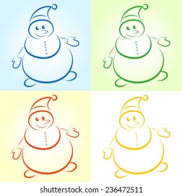 contour snowman