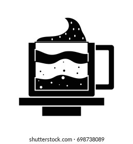 contour tasty espresso coffe cup