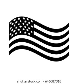 contour usa flag to celebrate holiday patriotic