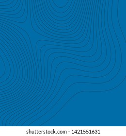 Contour vector illustration. Abstract topographic map background. Geography scheme.