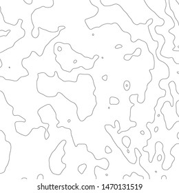Contour vector illustration. Abstract topographic map background. Geography scheme.
