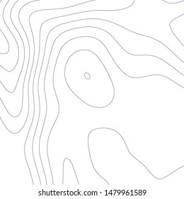 Contour vector illustration. Abstract topographic map background. Geography scheme.